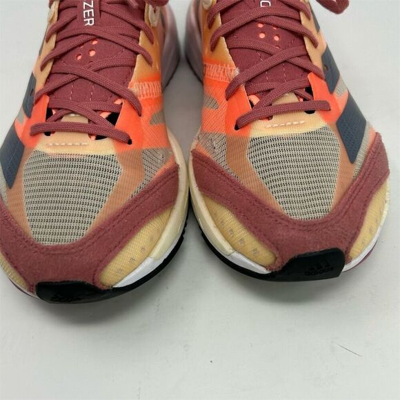 Adidas Adizero Adios 7 Bright Highlighter Orange Women's Running Shoes Size 6 - Picture 6 of 16